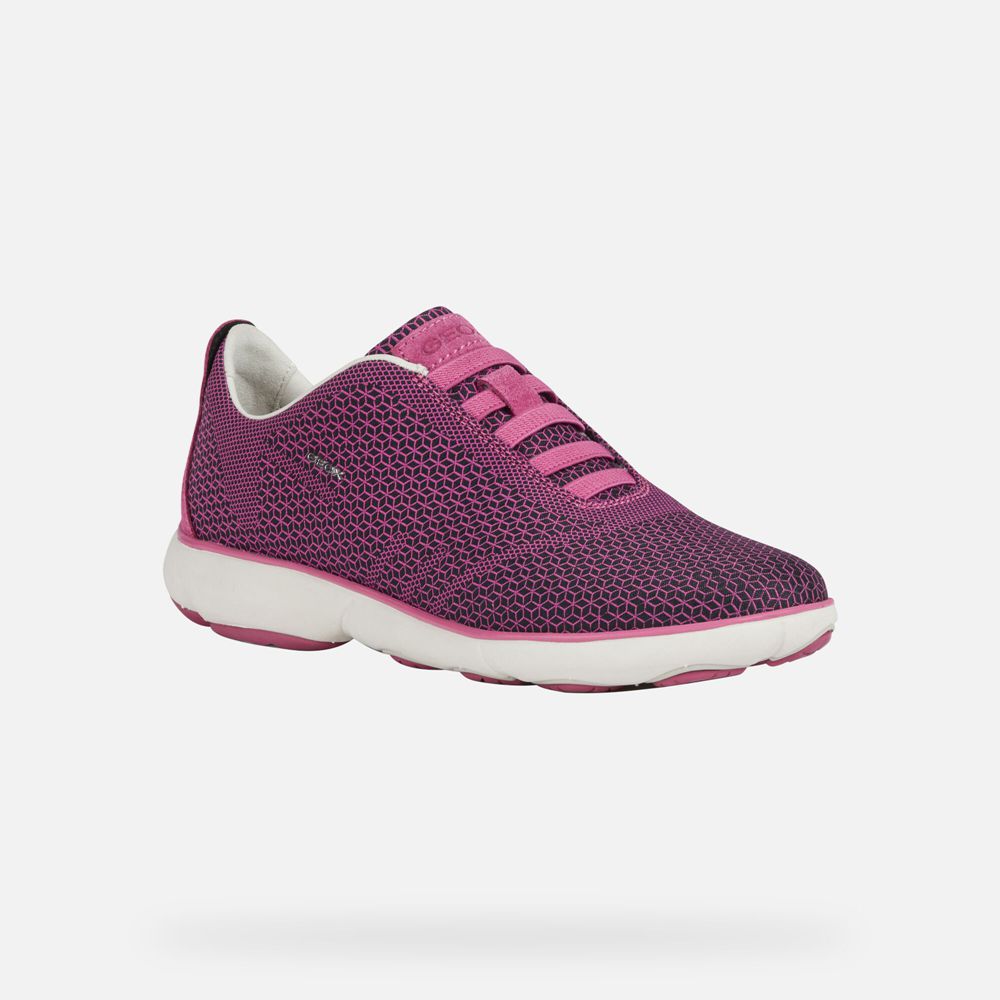 Geox Sneakers Pink Nebula - Geox Womens Shoes - MAOWDH936